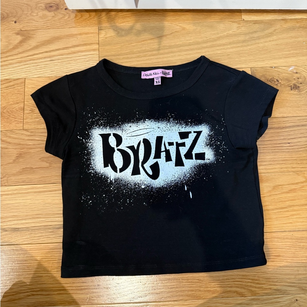 Dolls Kill Black Cropped Tee Bratz